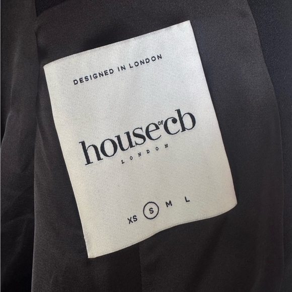 House of CB Esme Black Oversized Blazer - Size S - Picture 13 of 16